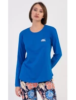 Dámské pyžamo dlouhé Květy Dámské pyžamo dlouhé Květy