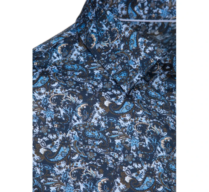 Pánská neformální modrá košile Dstreet DX2672