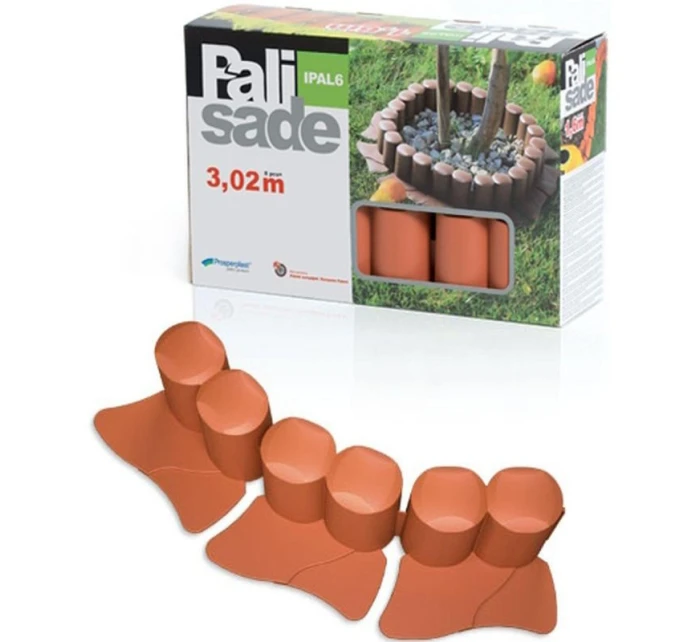 GARDEN BARRIER PALISADA 302CM IPAL 6 TERAKOTA dětské