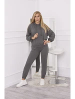 Sada mikin s kapucí v grafitové barvě Sada mikin s kapucí v grafitové barvě