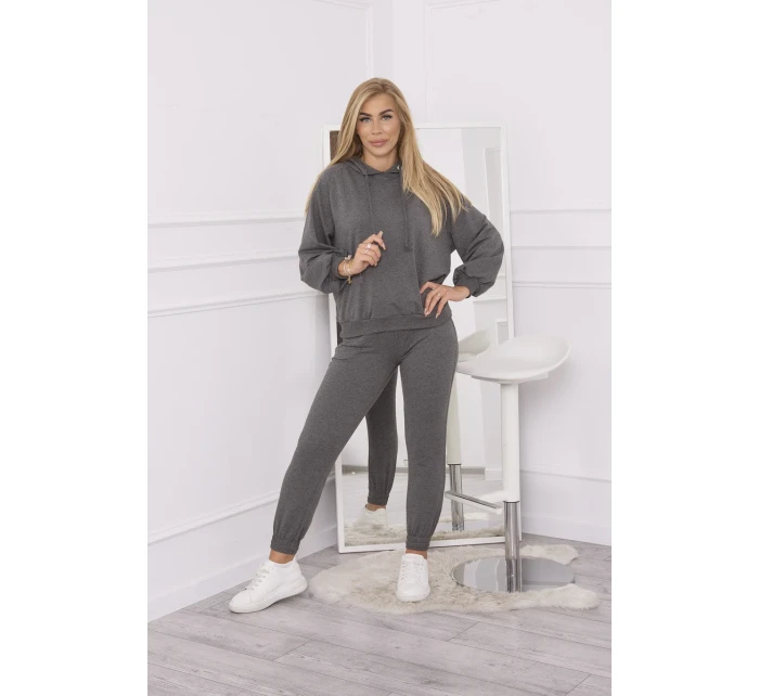 Sada mikin s kapucí v grafitové barvě Sada mikin s kapucí v grafitové barvě