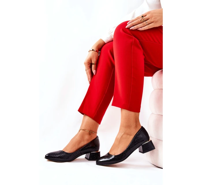 Lodičky Lewski Černé model 21571518 - Boto