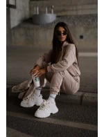 Dámské tenisky na masivní světle béžové model 21667369 - Boto Dámské tenisky na masivní světle béžové model 21667369 - Boto