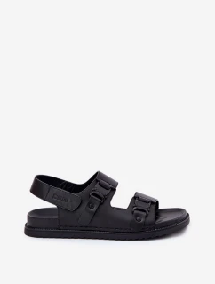 Pánské Kožené Sandály Big Star model 21693048 Černé - Big Star Shoes