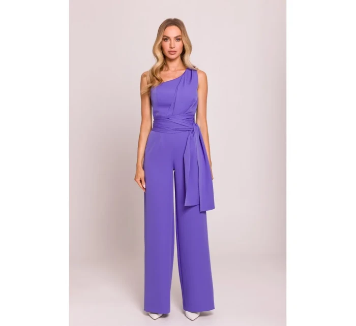 Kombinéza na jedno rameno se  světle fialová model 20970550 - Moe