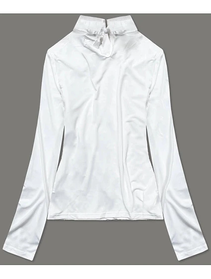 Elegantní halenka v ecru barvě s límečkem model 17833907 - LJR