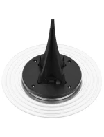 SOLÁRNÍ DISKOVÉ SVĚTLO 28 LED PRO MONTÁŽ NA ZEM NEBO NA STĚNU