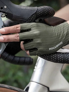 cyklistické rukavice krátké velikost: L zelené model 22083491 - Hikvision