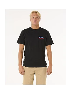 Tričko RIP CURL Surf Revival Ding Repair Tee, černé