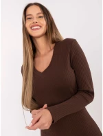 RV SK šaty A1050.08 tmavě hnědé