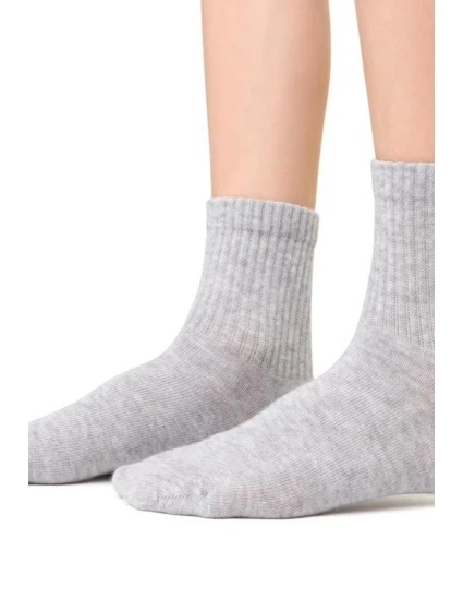 Chlapecké vzorované ponožky 014 MELANGE LIGHT GREY 26-28 Chlapecké vzorované ponožky 014 MELANGE LIGHT GREY 26-28