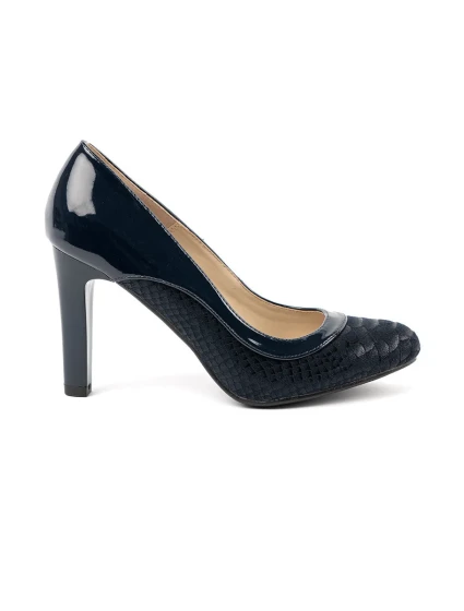 Originální  lodičky dámské černé na jehlovém podpatku