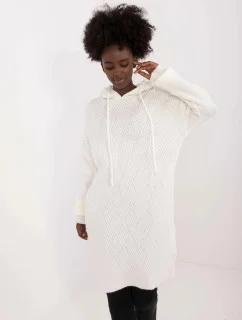 sukienka z kapturem ecru model 20471245 - Factory Price