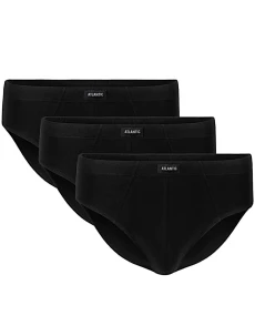 Pánské slipy 3 pack 006 black - Atlantic