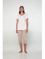 Vamp - Pyžamo s knoflíkovou légou 20386 - Vamp