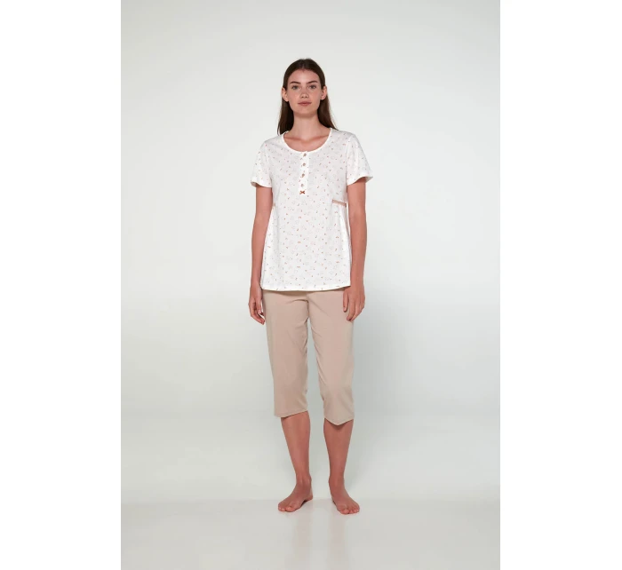 Vamp - Pyžamo s knoflíkovou légou 20386 - Vamp