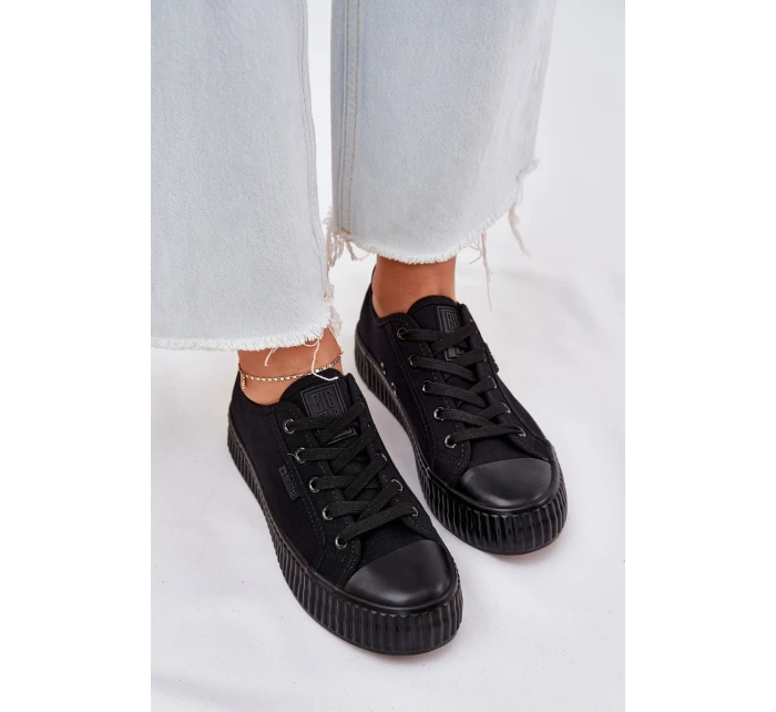 Dámské Textilní Tenisky Na Platformě Big Star model 21694342 Černé - Big Star Shoes Dámské Textilní Tenisky Na Platformě Big Star model 21694342 Černé - Big Star Shoes
