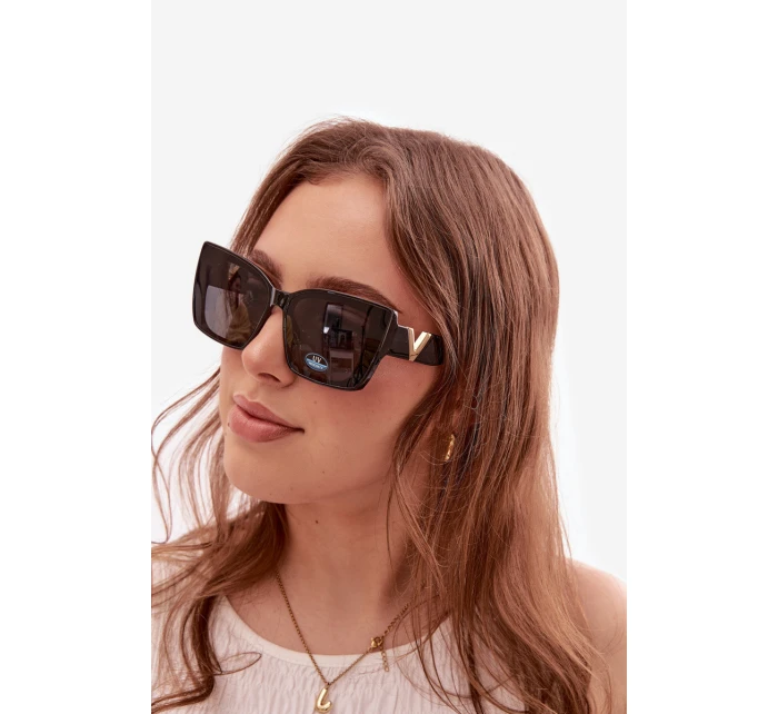 Dámské sluneční brýle Kočičí oko Černé