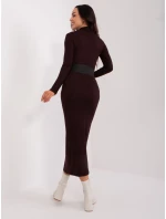 EM SK 778 šaty.65 tmavě hnědá EM SK 778 šaty.65 tmavě hnědá