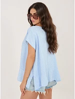 IT BZ halenka FL10332.80 světle modrá IT BZ halenka FL10332.80 světle modrá