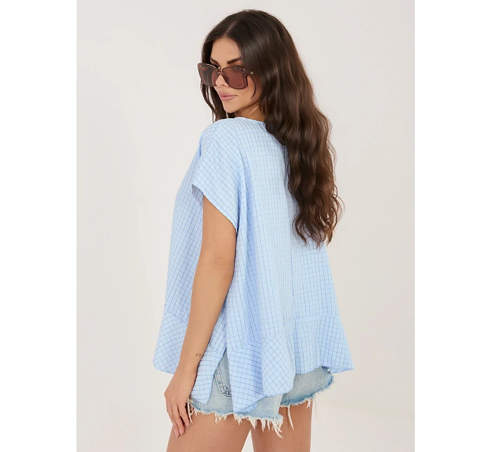 IT BZ halenka FL10332.80 světle modrá IT BZ halenka FL10332.80 světle modrá