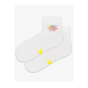 TENKÉ PONOŽKY BARVA 0-2 ROKY DÍVKY BÍLÁ 15/17