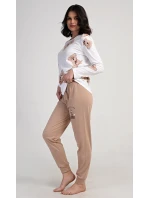 Dámské pyžamo dlouhé Teddy model 21362790 - Vienetta