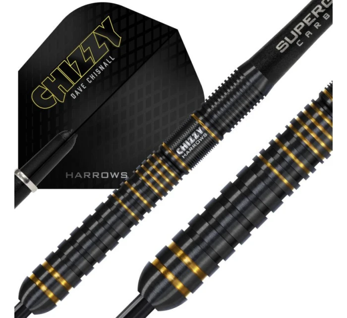 Harrows Chizzy Dave Chisnall 3 90% steeltip šipky Harrows Chizzy Dave Chisnall 3 90% steeltip šipky