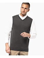 K Pánská svetrová vesta s výstřihem do V 20.K dark grey model 22422550 - Kariban K Pánská svetrová vesta s výstřihem do V 20.K dark grey model 22422550 - Kariban