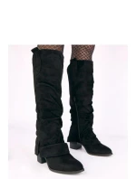 Kozačky na podpatku model 221633 Solea Kozačky na podpatku model 221633 Solea