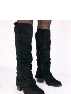 Kozačky na podpatku  model 221633 Solea