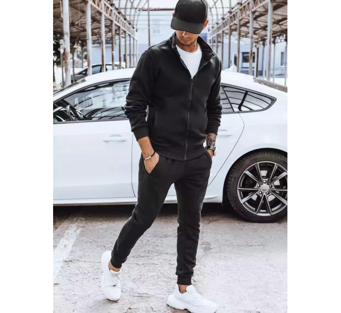 Pánská zateplená tepláková souprava černá Dstreet model 21965559 - FashionStreet