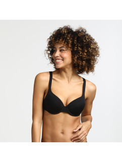 Dámská vyztužená podprsenka DIM INVISIBLE GENEROUS LIGHT PADDED BRA - DIM - černá