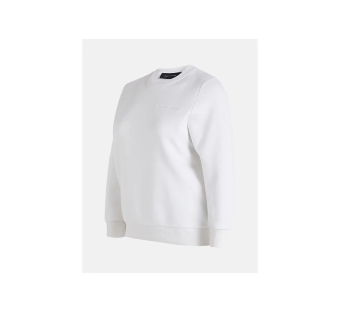 Mikina Peak Performance W Original Small Logo Crew bílá