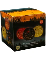 DEKORATIVNÍ KOULE VEDLA PAVOUK LAMPA 15CM HALLOWEEN BÍLÁ DEKORATIVNÍ KOULE VEDLA PAVOUK LAMPA 15CM HALLOWEEN BÍLÁ