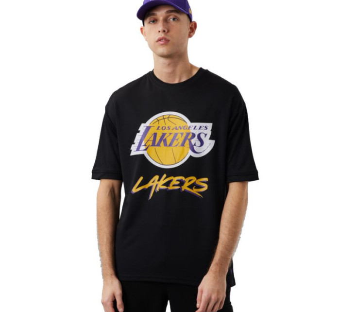Pánské tričko NBA Los Angeles Lakers Script M M Mesh Tee M 60284737 - New Era