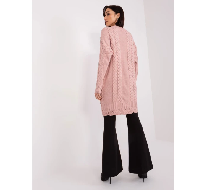 Sukienka BA SK model 19040767 jasny różowy - FPrice Sukienka BA SK model 19040767 jasny różowy - FPrice