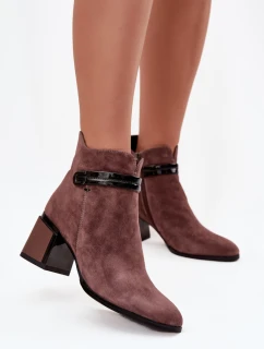 Boty na podpatku  model 220198 Step in style