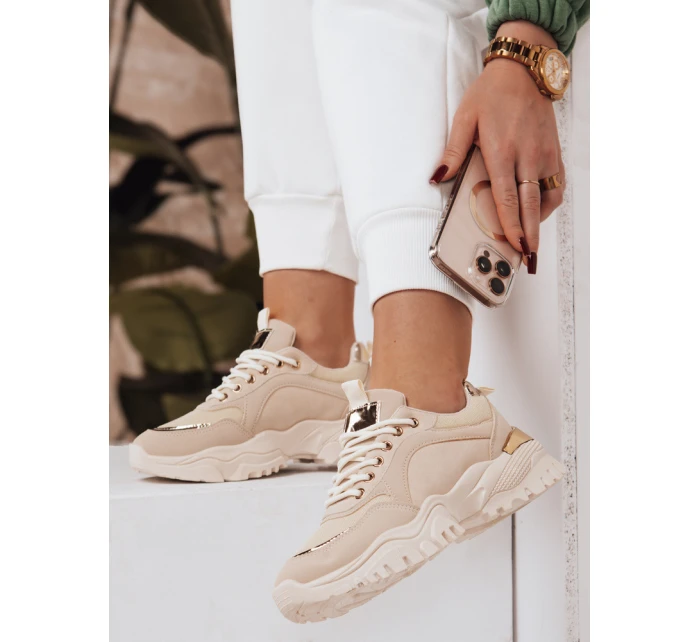 Dámské tenisky LIZZE beige FashionStreet ZY0457