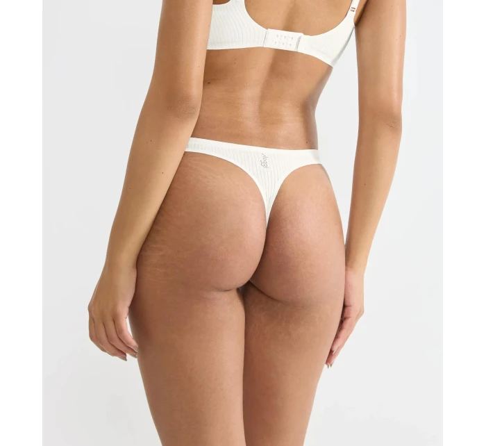 Dámská tanga  ZERO Feel Pure String - WHITE - bílé 00GZ - SLOGGI