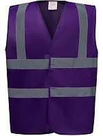 Yoko HVW 100 Hi-Vis bezpečnostní vesta 79.W100 purple Yoko HVW 100 Hi-Vis bezpečnostní vesta 79.W100 purple