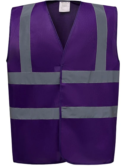 Yoko HVW 100 Hi-Vis bezpečnostní vesta 79.W100 purple Yoko HVW 100 Hi-Vis bezpečnostní vesta 79.W100 purple