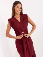 Sukienka IT SK model 21441308 bordowy - FPrice