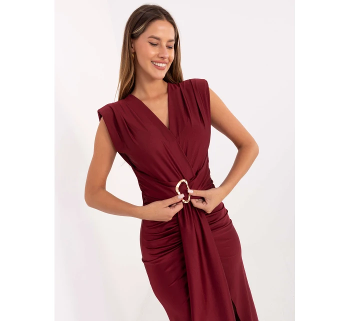 Sukienka IT SK model 21441308 bordowy - FPrice