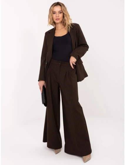 Kalhoty IT SP FL9787.85 tmavě hnědé