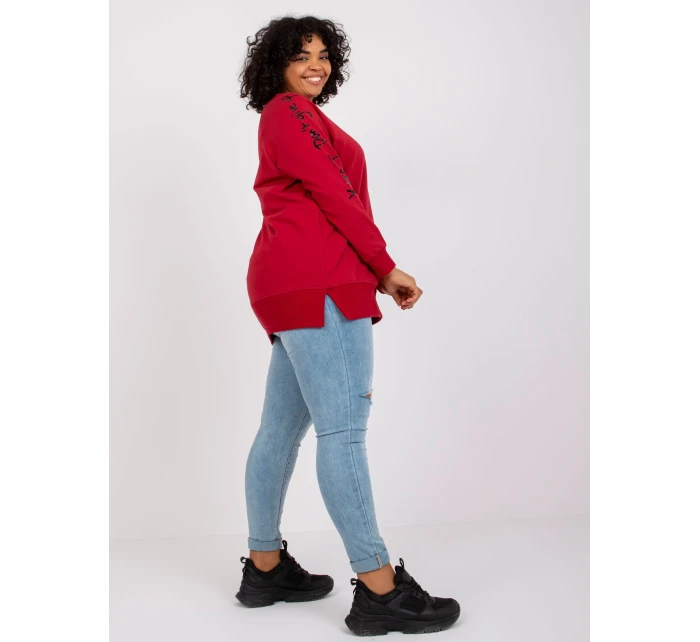 Tunika RV TU 7158.76P tmavě červená