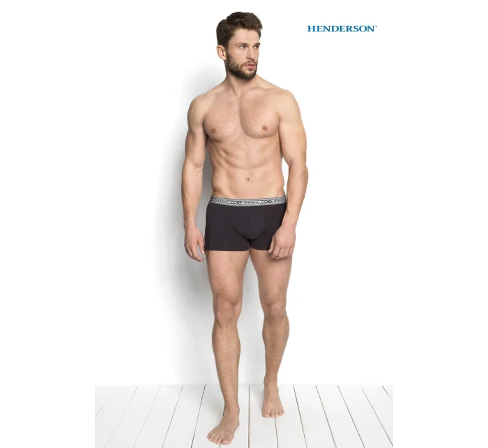 Boxerky 34253-90X 2 ks: tyrkysová + grafitová - Henderson