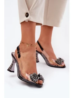 Sandály na podpatku model 214706 Step in style