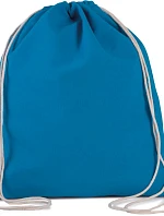 Kimood KI 0147 Sportovní vak z bio bavlny 19.0147 tropical blue