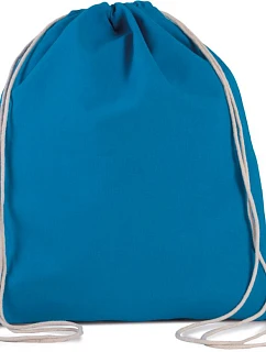 Kimood KI 0147 Sportovní vak z bio bavlny 19.0147 tropical blue